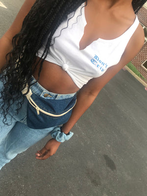 “Don’t Crip, Don’t Trip” cropped tank